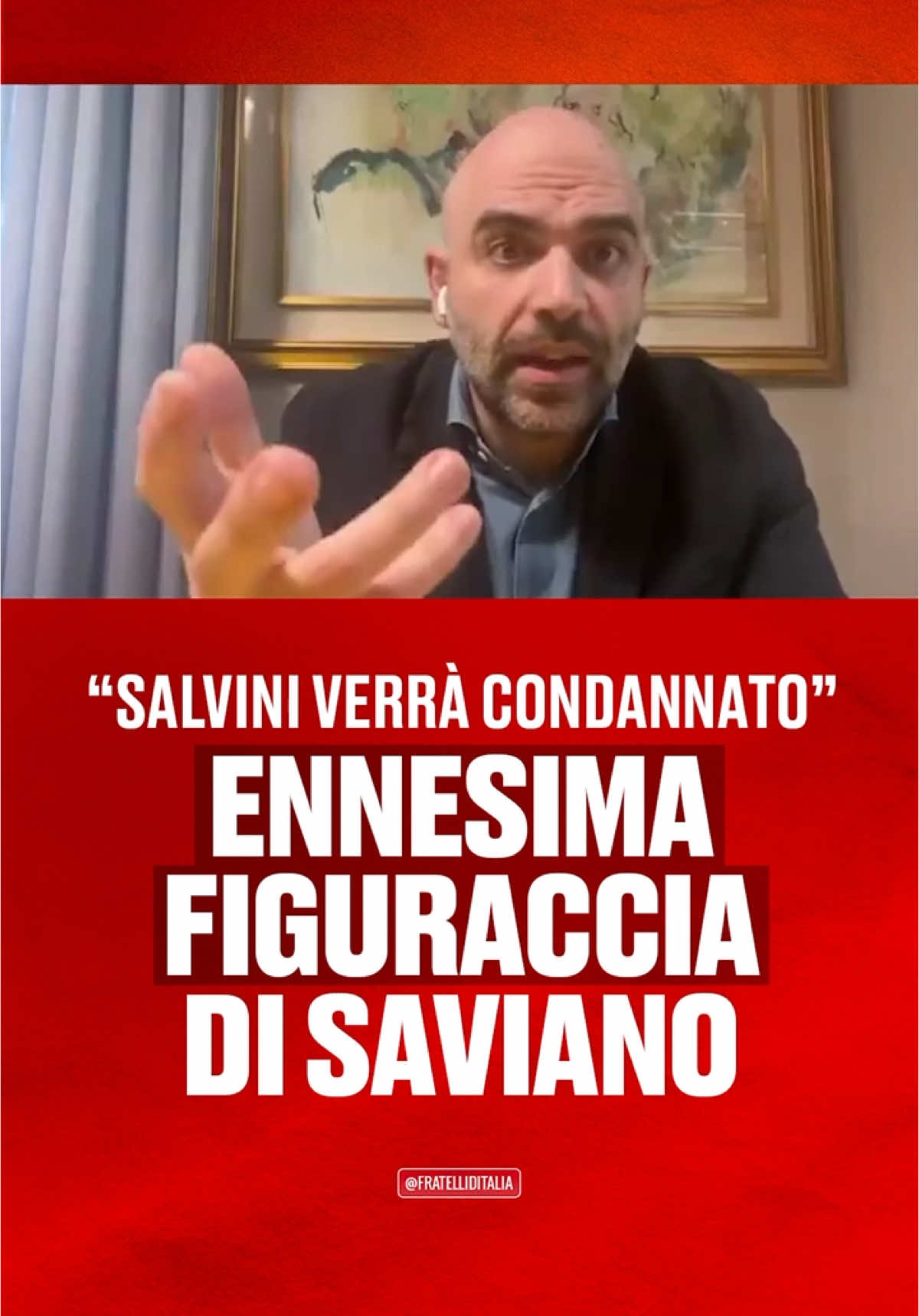 Saviano, le tue previsioni sono come i tuoi ragionamenti: privi di logica, intrisi di rancore e puntualmente smentiti dalla realtà dei fatti.