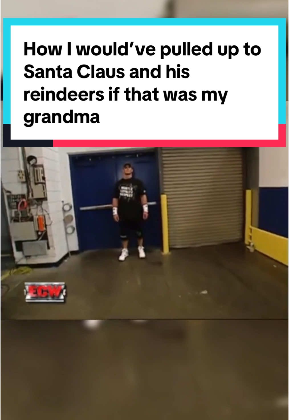 This is for you grandma  #WWE #wwememes #johncena #santaclaus 