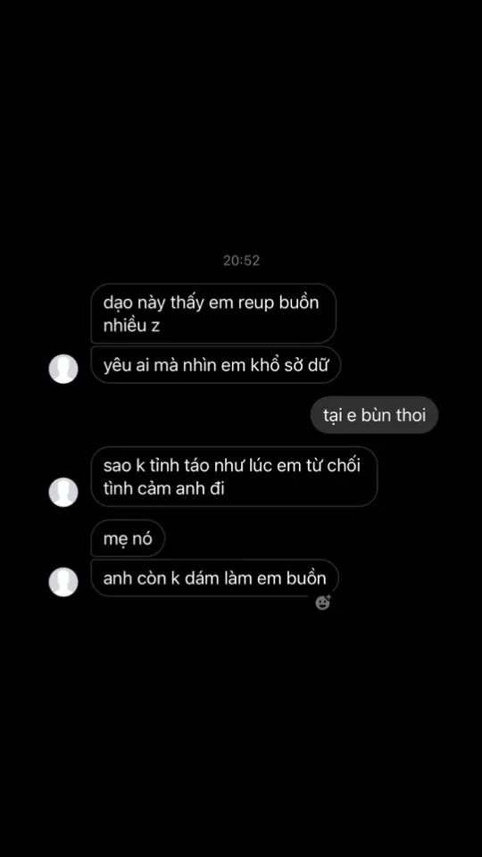 đứa nào làm em buồn?