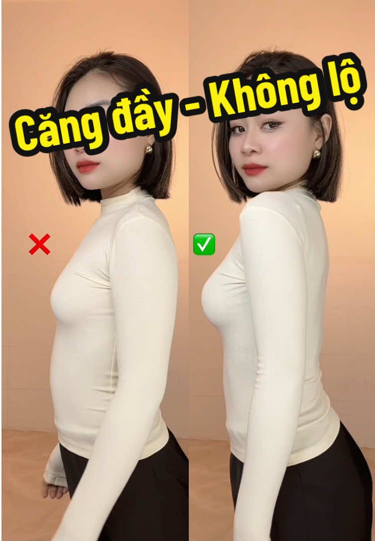 Căng đầy V1 mà KHÔNG lộ khi mặc áo ôm body 🥹💋 đã nhaa #ngoc_guthoaimai #visecretbra #aolot #thoitrangcongso #aothun #body 