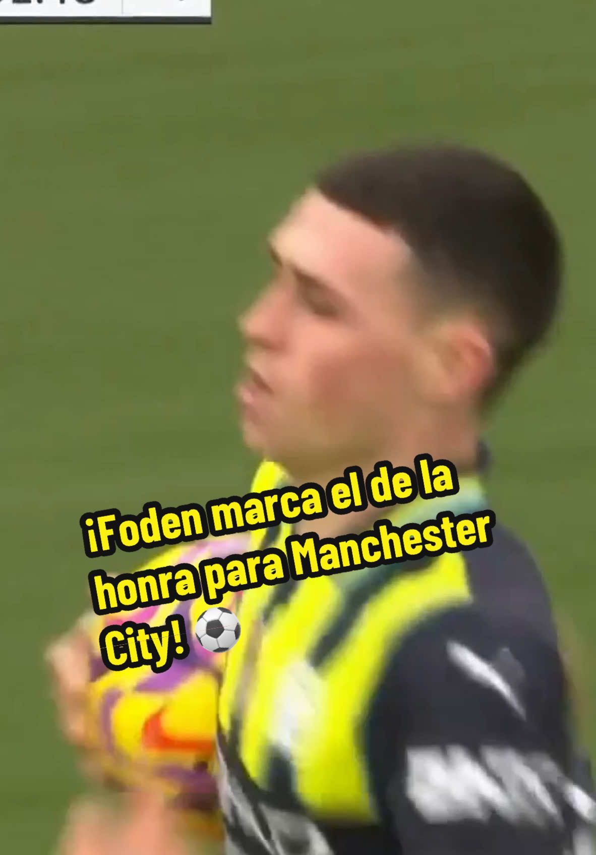 👊 ¡RESPONDE MANCHESTER CITY! Phil Foden peleó la pelota y marcó el descuento para los cityzens ⚽️ 🟣 #AstonVilla 2-1 #ManchesterCity 🔵 #LigaPremierTD #PremierLeague #gol #futbol #Soccer