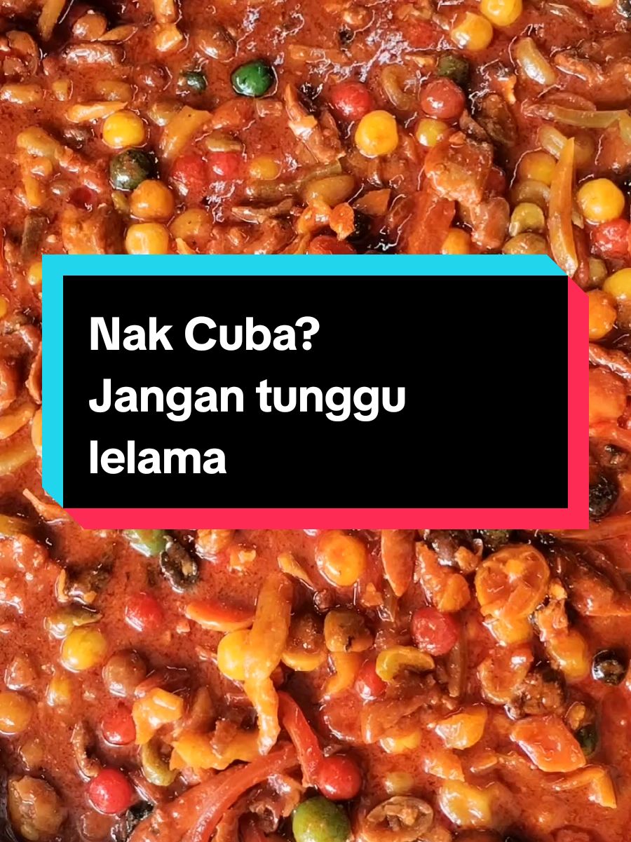 Bayangkan, baru tumis sambal, bau harum dah buat jiran sebelah tanya, 