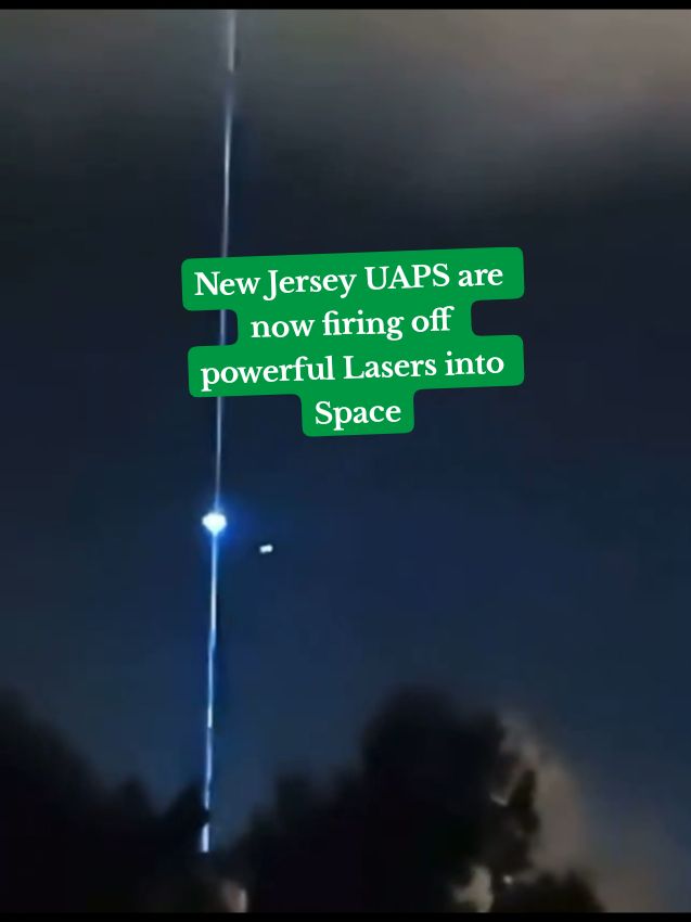 #NewJersey #UAPS are now firing off powerful Lasers into Space #Drones #dronesightings #dronesnj 