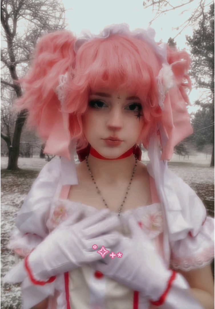 #MADOKA~☆ it was cold as balls out and my phone was on the verge of death 😭😭#madokamagica #pmmm #fyp #cosplayer #cosplay #anime #fy #fypシ#fypシ゚viral #abcxyz #dontletthisflop #like #madokakaname 