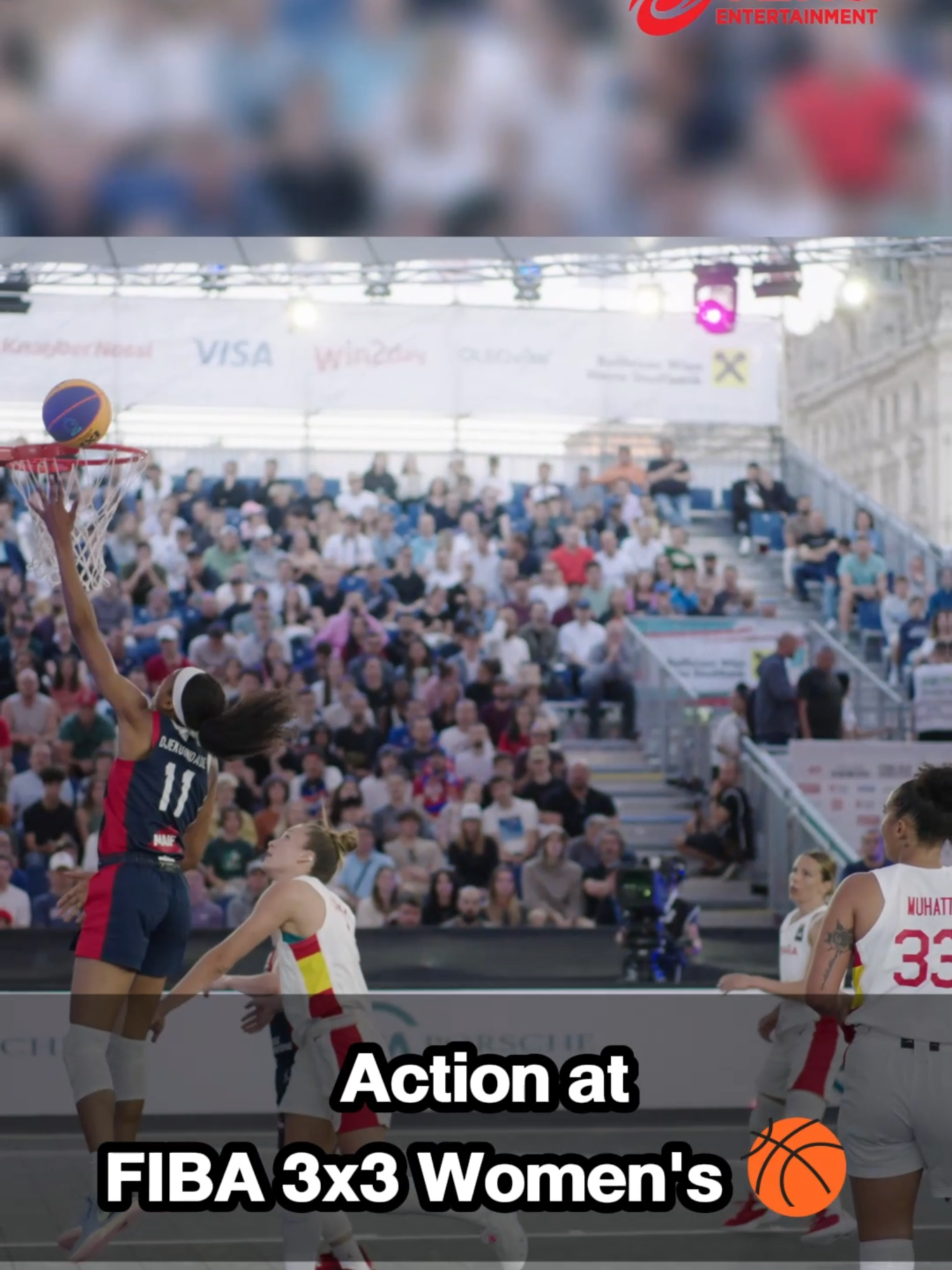 Action at FIBA 3x3 Women's #แชมป์ #FIBA3x3ChampionsCupTH #Tero3x3TH #TeroBasketballTH #เด้งเด้งเด้ง #ท้ากระแทกแป้น #TeroEntertainment #terodigital #ที่สุดแห่งปี #กีฬา #sports