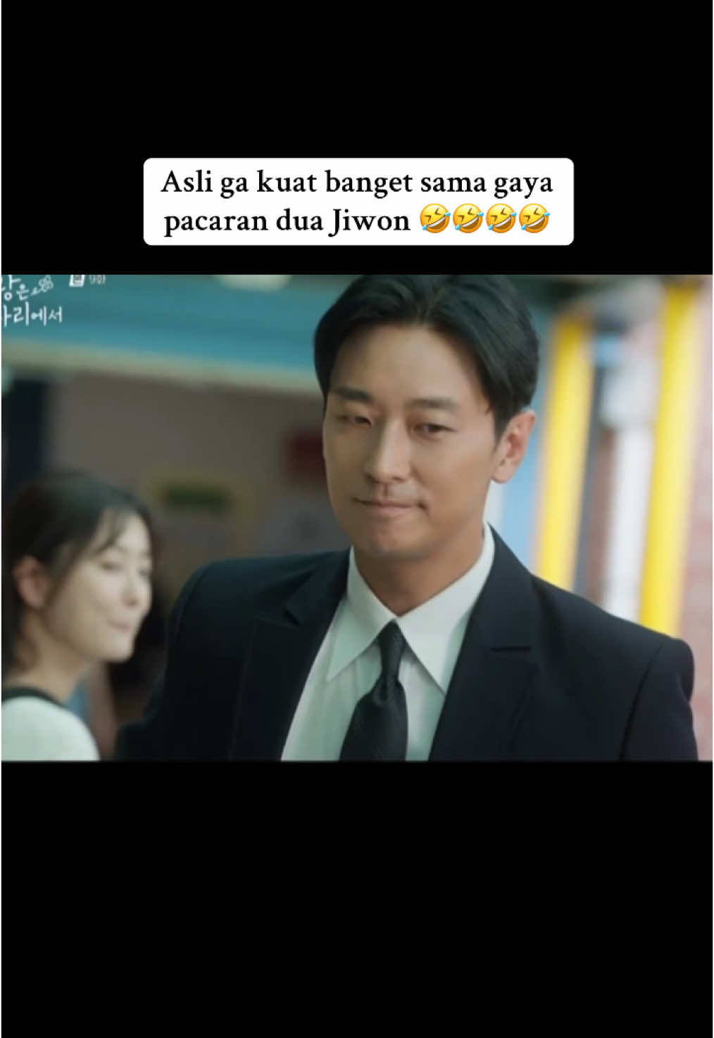 Pake kedip2an lagi 🤣🤣🤣🤣 #kdrama #fyp #loveyourenemy #jujihoon #jungyumi 