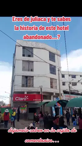#videoviral #fypp #juliaca #hotelfantasmaembrujado #hotelarce quiénes son de juliaca y saben la historia de este hotel abonado, dejwnmelo saber en la cajita de comentarios...