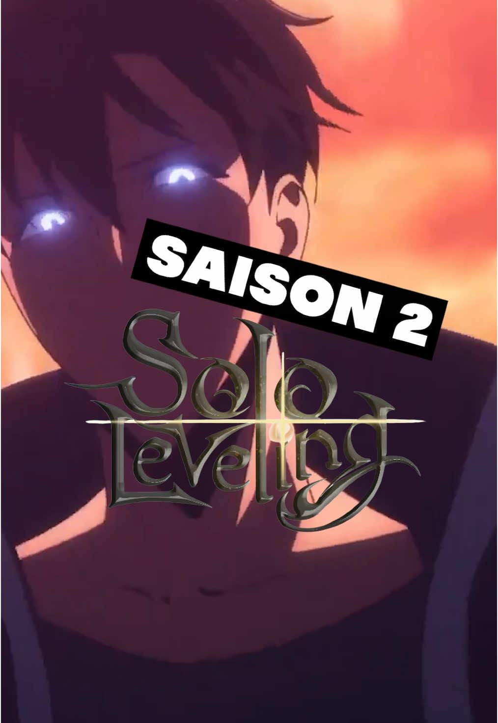 LA SAISON 2 DE SOLO LEVELING LE 4 JANVIER !!! ⚔️ #anime #manga #webtoon #sololeveling #saison2