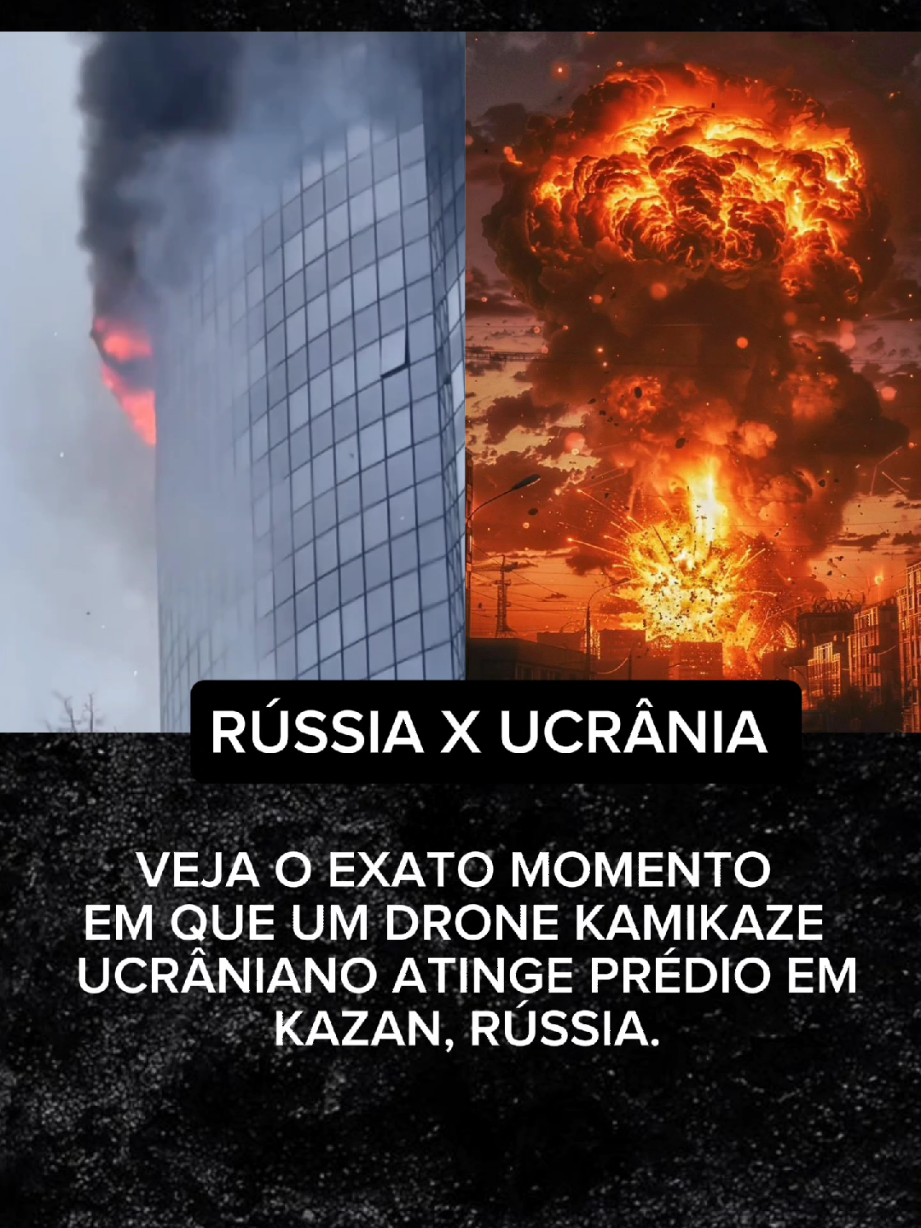 Vários Drones Kamikazes ucranianos foram lançados hoje em Kasan, Rússia. Relatos que a onde de drones continua. #guerra #russia #ucrania 