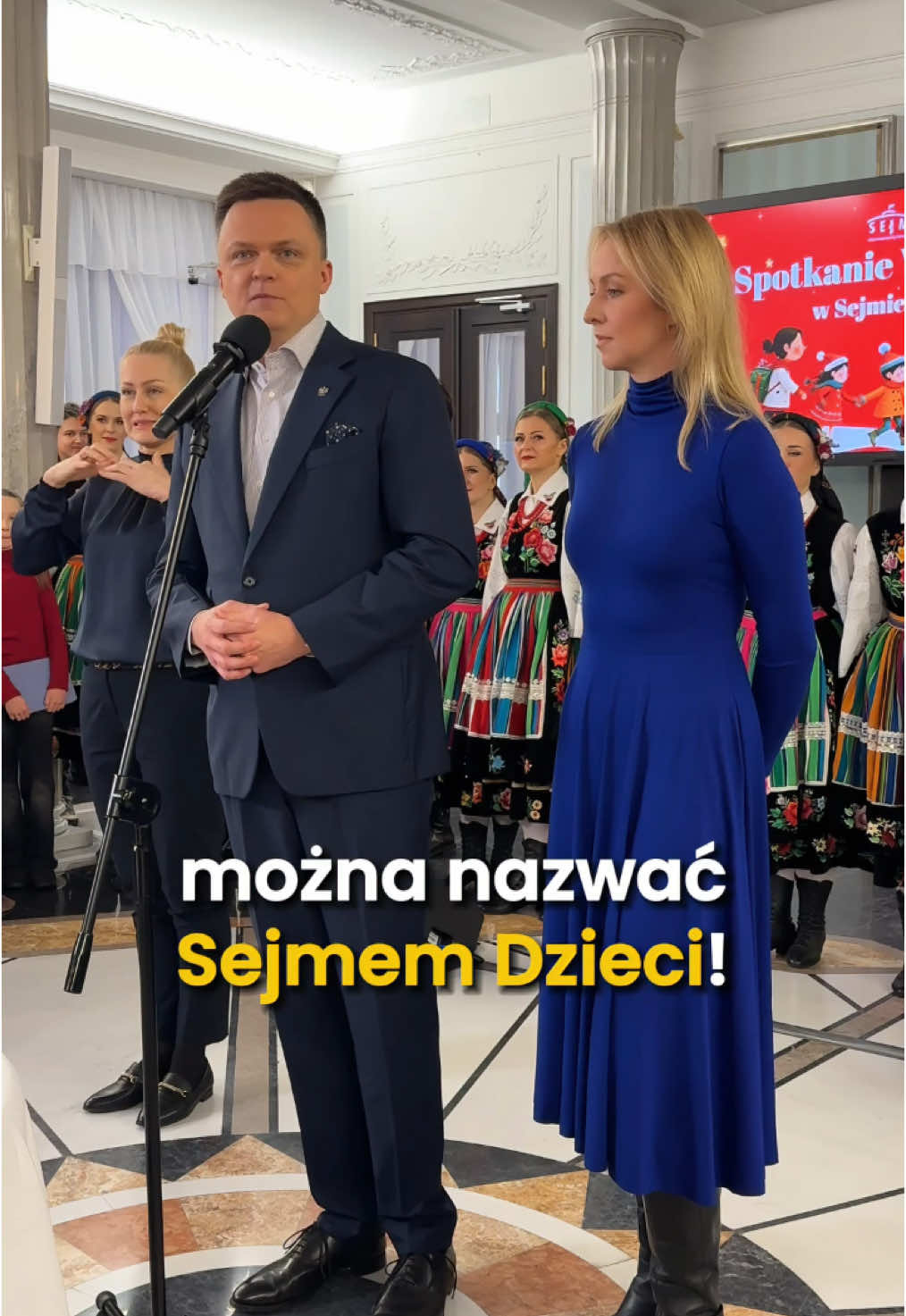 Spotkanie wigilijne w Sejmie! 🎄 🎁 To był cudowny, wspólny czas!  #sejm #dzieci #święta #wigilia # uśmiech #radość #dobro 