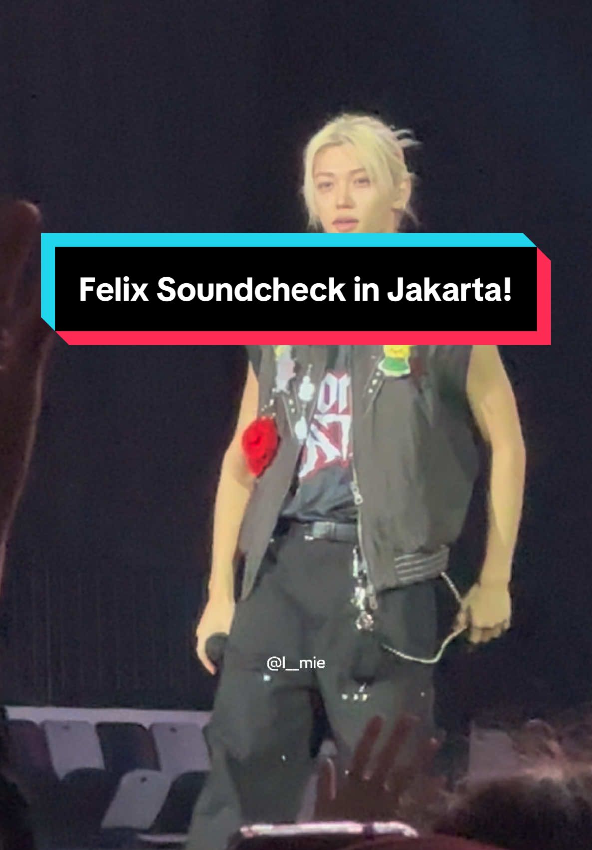 Akhirnyaaa gue ketemu Manusia ini woy 😭😭 #felix #dominate_jakarta #straykids 