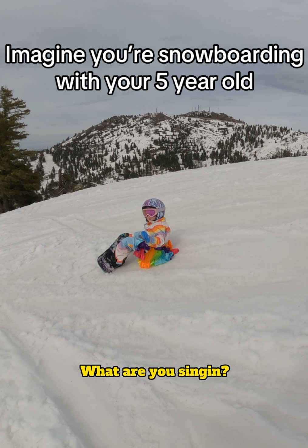 Most of my best memories as a parent have come from snowboarding with my daughter #snowboarding #lol #wholesome 