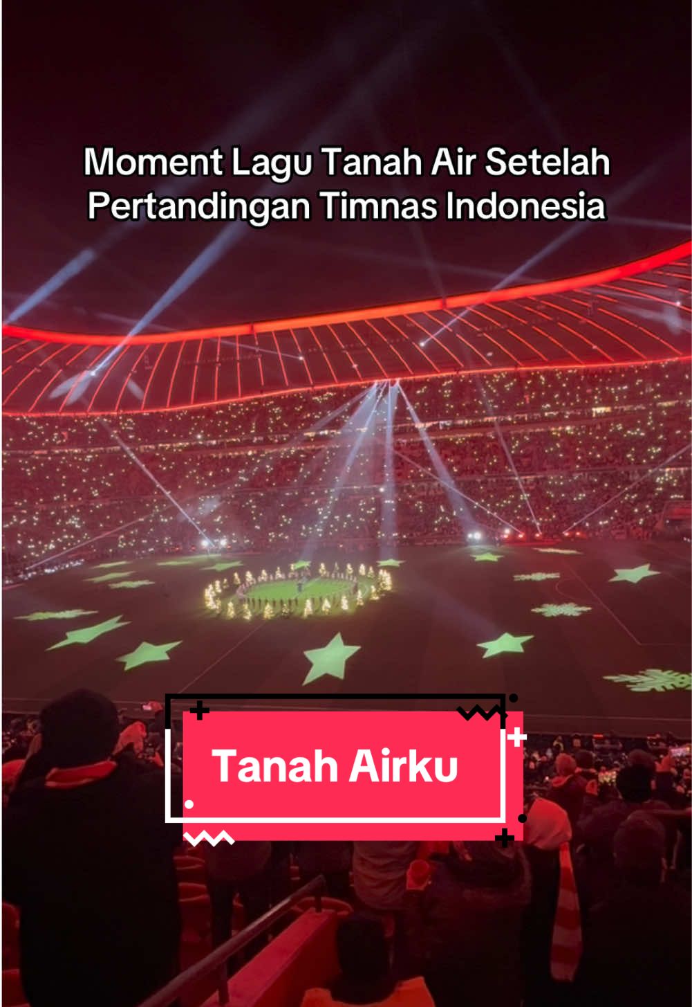 Merinding kalau beneran after match timnas di stadion manahan atau gelora bung karno kayak gini