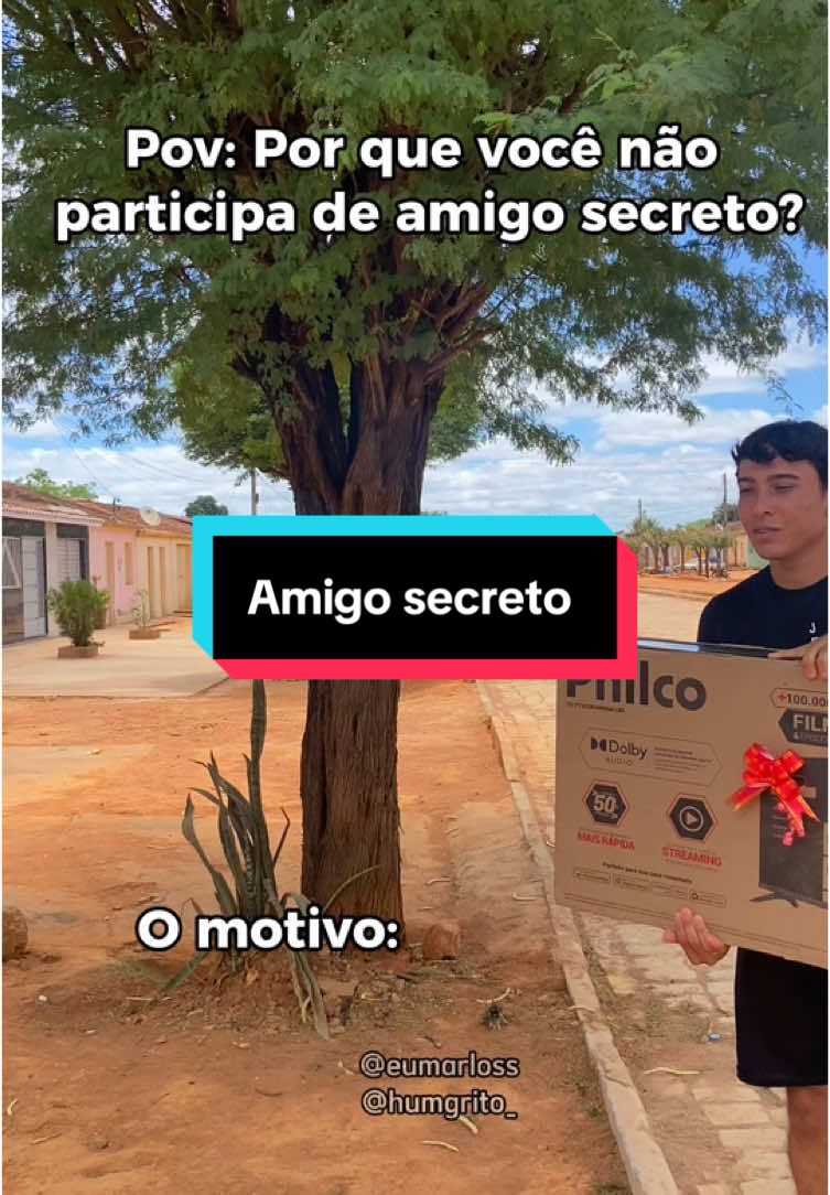 É por isso que não participo 🥲 #amigosecreto #natal #presente #meme 