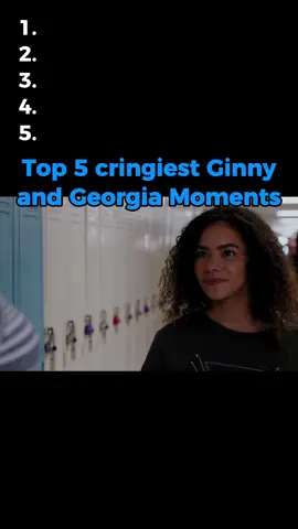 Top 5 cringiest Ginny and Georgia Moments #ginnyandgeorgia#ginnyandgeorgiacringe#cringe#getout#cringiestlines#cringemoments#fyp#globalforyou