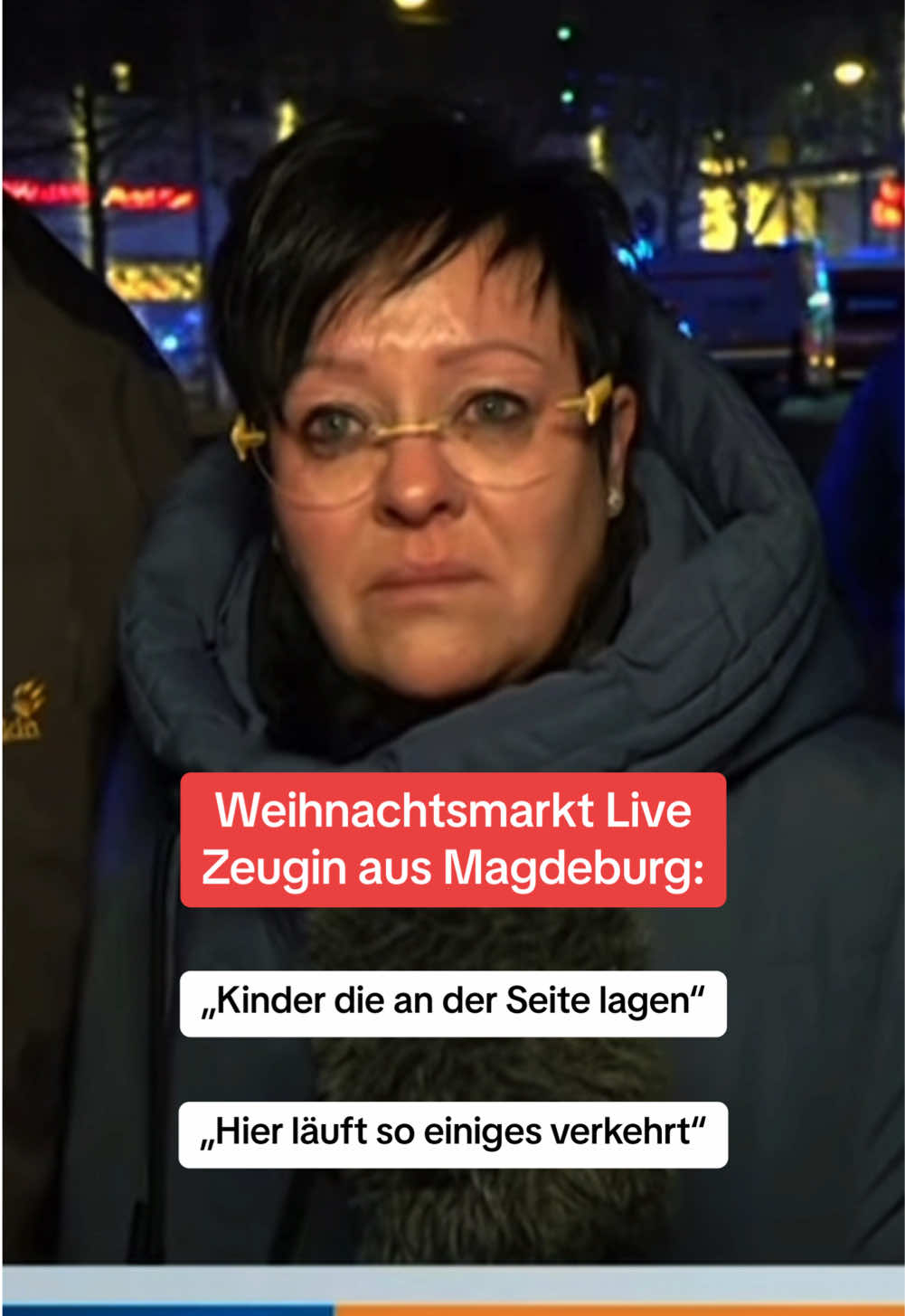 Zeugin vom Weihnachtsmarkt aus Magdeburg spricht Klartext 🙏 #weihnachtsmarkt #polizei #deutschland #magdeburg #zeugin 