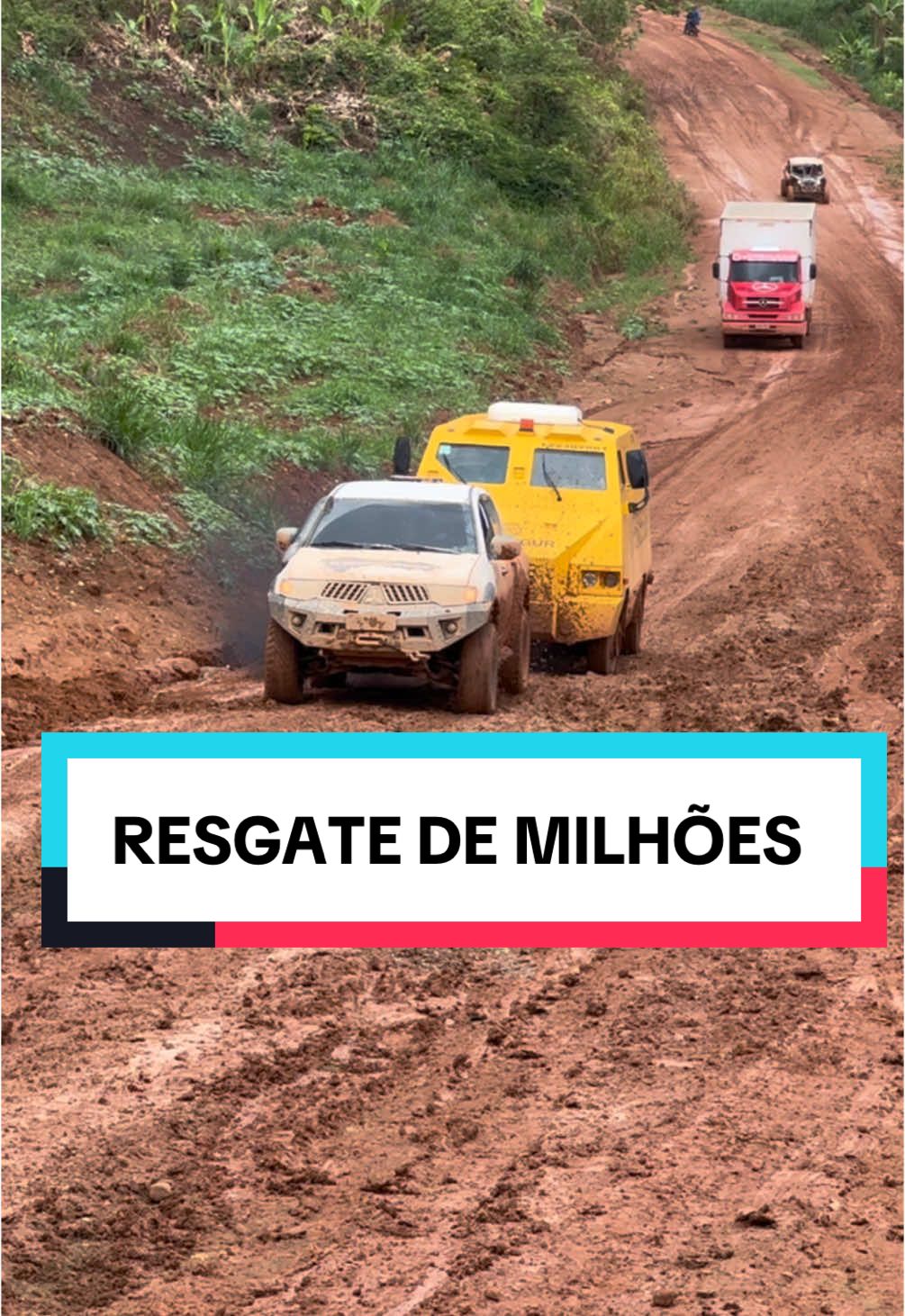 Resgate de milhões. Carro forte. #carro #resgate #4x4 