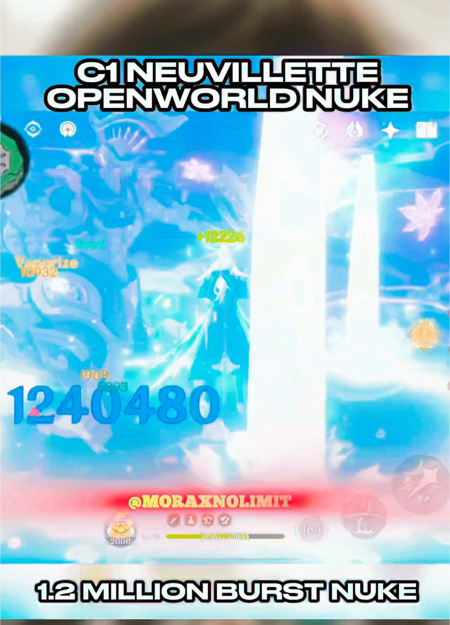 NUKEVILLETTE OPENWORLD🔥 #neuvillettegenshinimpact #genshin #GenshinImpact #showcase #hoyocreators 