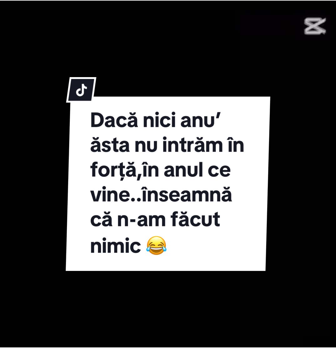 Dacă nici anu’ ăsta nu intrăm în forță,în anul ce vine..înseamnă că n-am făcut nimic 😂 #CapCut #fyp #foryou #foryoupage #fypシ゚ #fypシ゚viral #fypシ゚viral🖤tiktok 