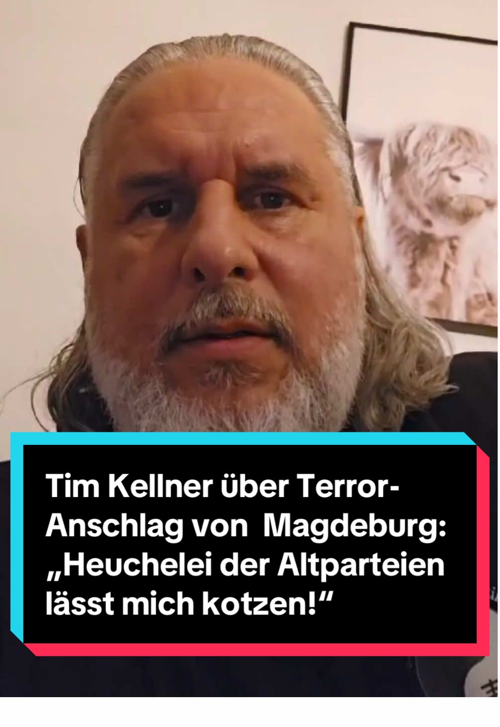 Tim Kellner über Terror-Anschlag von  #Magdeburg: „Heuchelei der Altparteien lässt mich kotzen!“