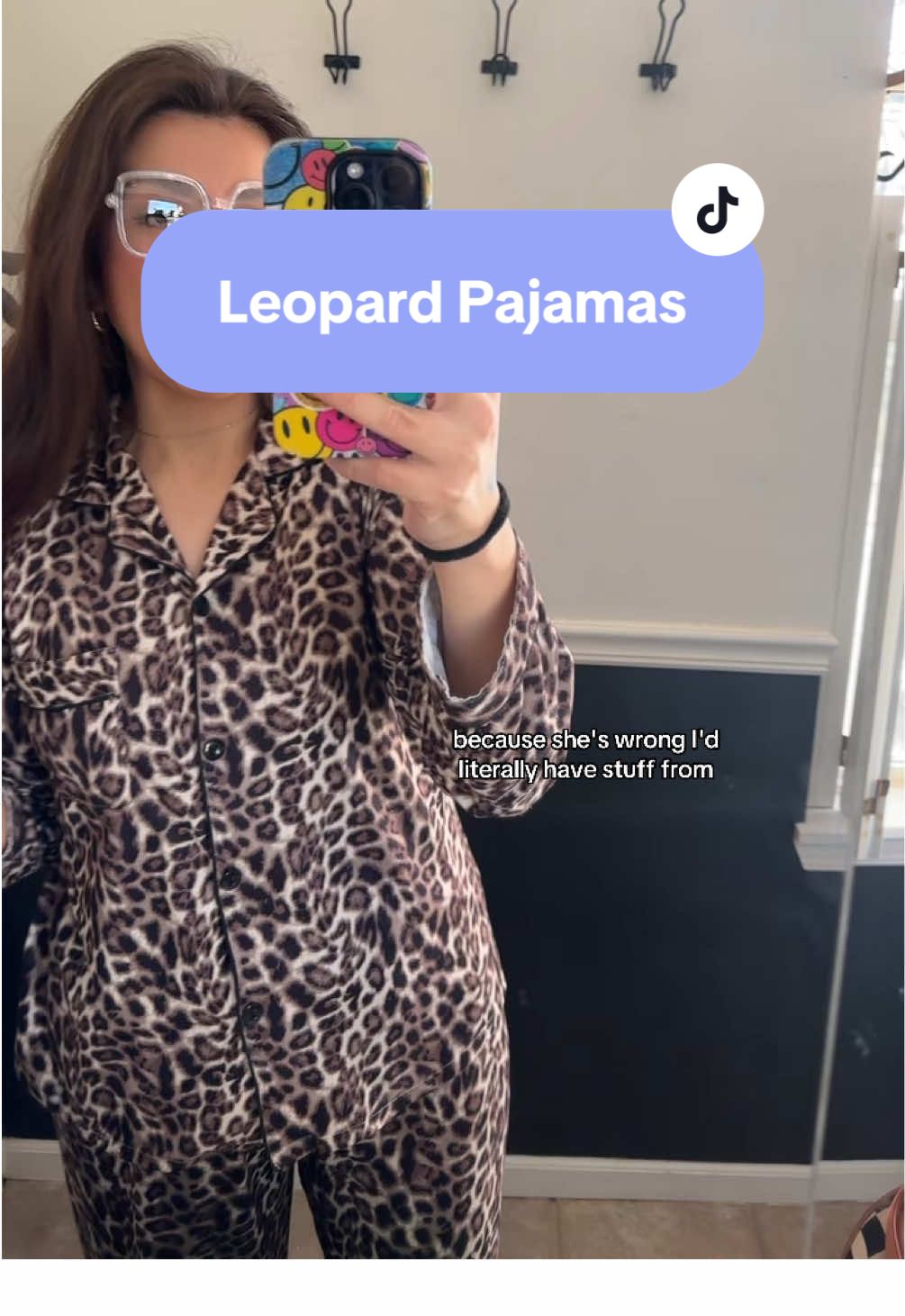 I absolutely love leopard and cheetah print 🤎 #pajamas #pajama #pajamaset #pajamaparty #pajamaday #pajamasets #pajamapants #giftforher #MadeMyYear #tiktokshopcreatorpicks #tiktokshopyearendsale #leopardprint #cheetahprint   Cozy pajamas Pajamas Two piece pajamas 