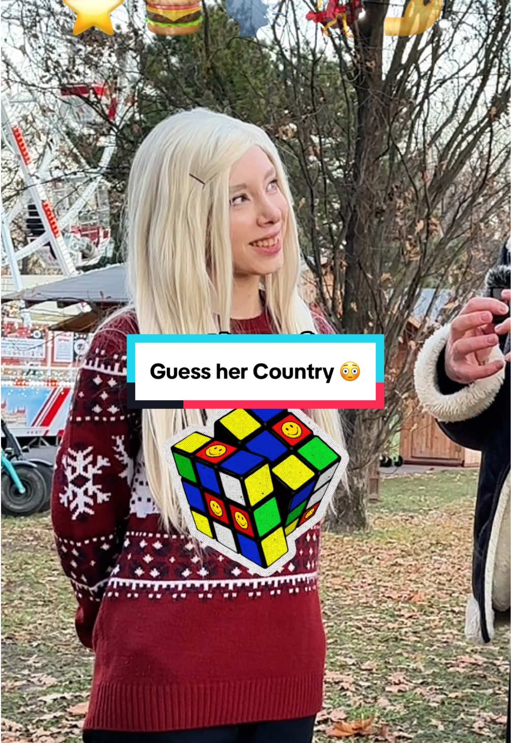 Rubiks Cube & Biggest Bath in Europe 😳 Can you Guess Her Nationality from the clues? #trivia #country #language #rubikscube #hungary 