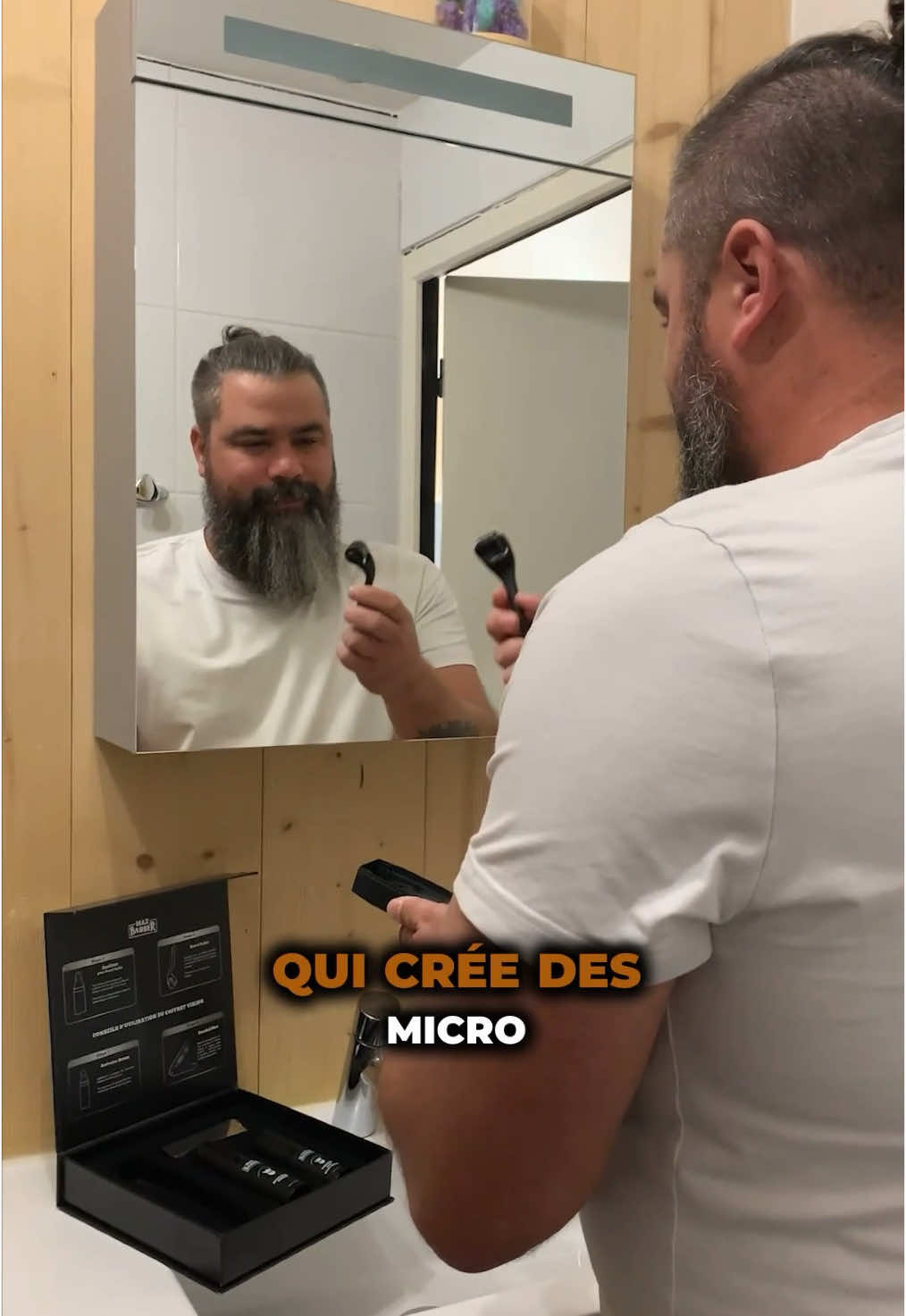 Il n'y a pas d'âge pour se laisser pousser la barbe‼️#conseils #barbe #maxbarber 