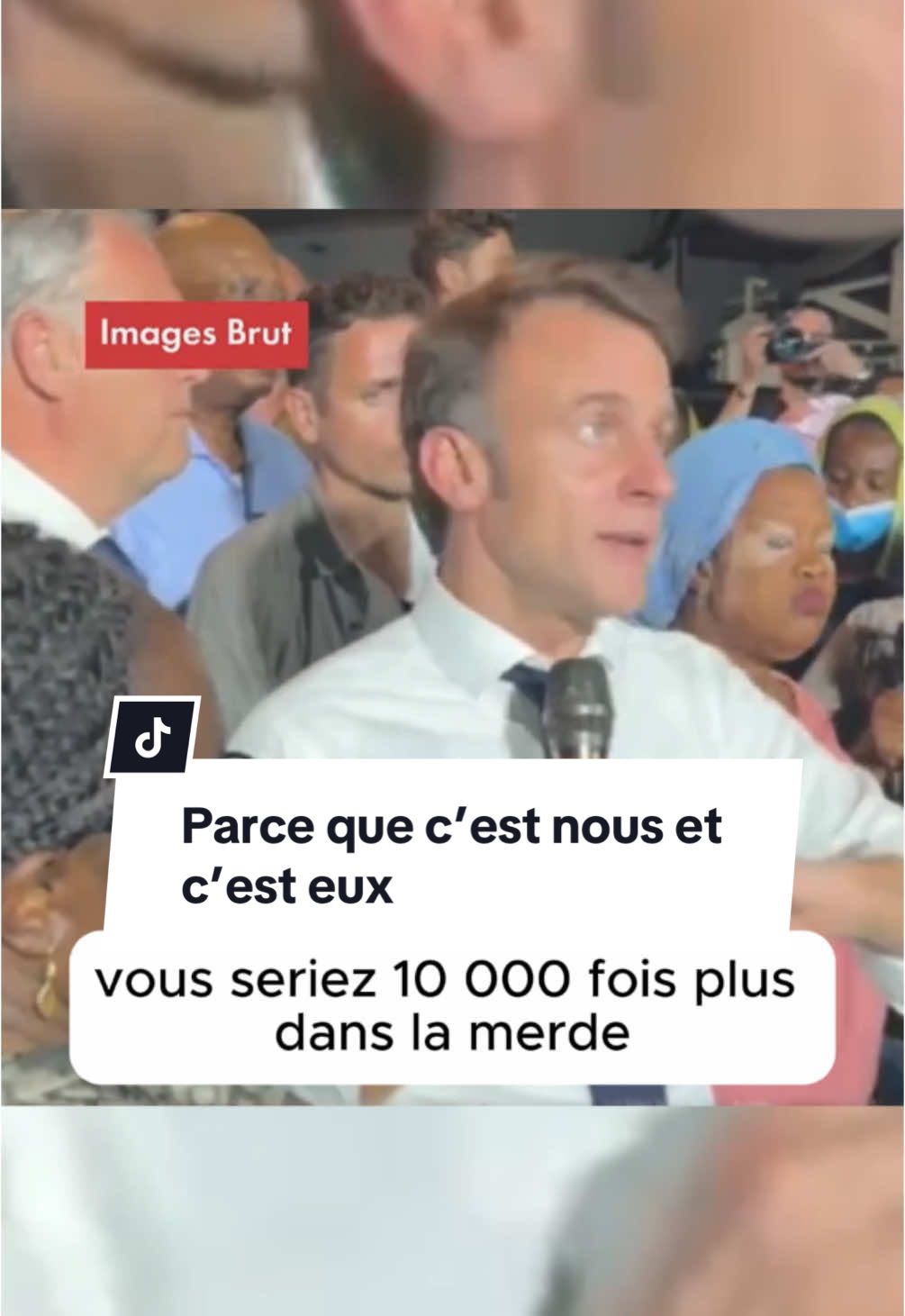 Macron le dominateur – parce que c’est nous et c’est eux.