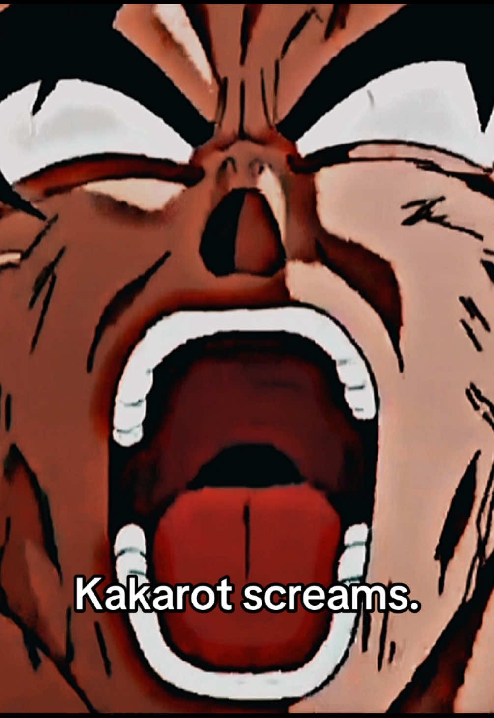 When Goku turn on Kakarot.💀 #dbz #scream #rage #songoku #kakarot #dragonball #supersaiyan #animefyp #fyp  