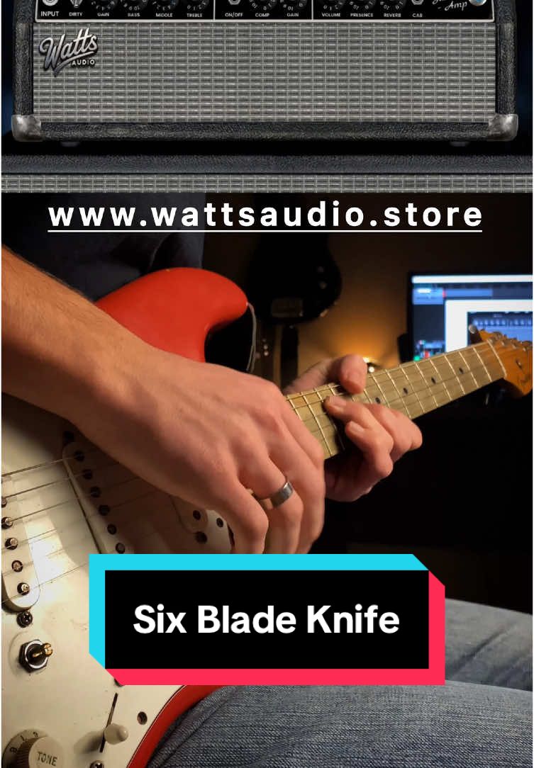 Six Blade Knife Solo Using The Sultan Amp - Dire Straits  . The Sultan Amp is now 50% for the Christmas sale! Click the link in my bio or go to wattsaudio.store to get it or download the free demo. . #sultansofswing #direstraits #guitarsolo #markknopfler #markknopflerfans #markknopflerlive #markknopflerguitar #direstraitslegacy #direstraitscover #direstraitstribute