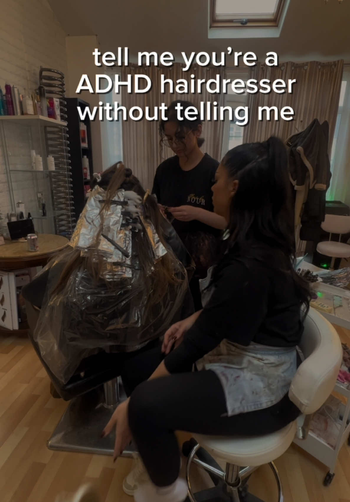 book w/me I’m very professional @𝔥𝔞𝔦𝔯 𝔟𝔶 𝔫𝔬𝔲𝔯 🧚🏽‍♀️  #fyp #demure #hairbynour #hairdresser #adhd