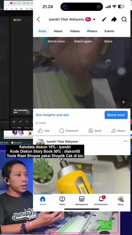 Cara sematkan keranjang Shopee Affiliate di reels Facebook #shopeeaffiliate #bisnisaffilate
