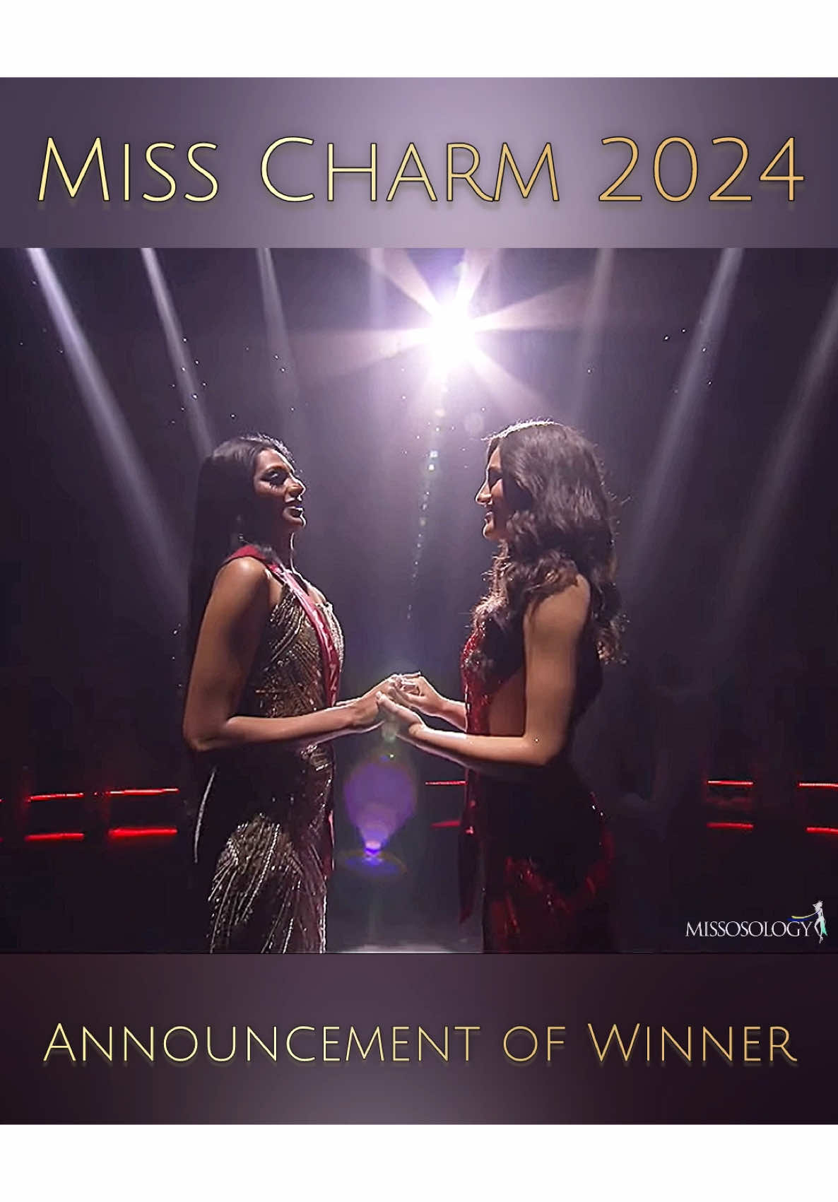 Announcement of winner - Miss Charm 2024 is Miss Malaysia, Rashmita Rasindran