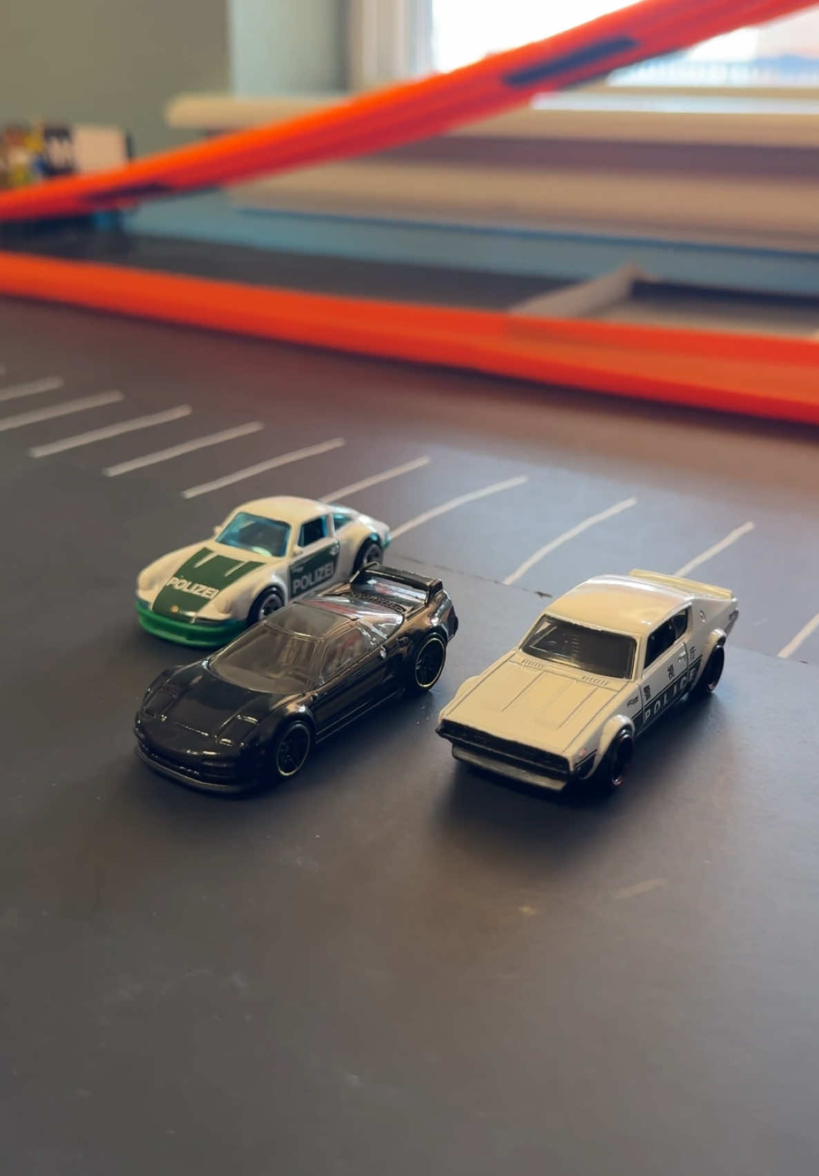 What version of Cops and Robbers should I do next? #NSX #porsche #911 #nissan #skyline #hotwheels #racing #hotwheelstrack #toys #cars #jr3 #dudewipes @dudewipes 