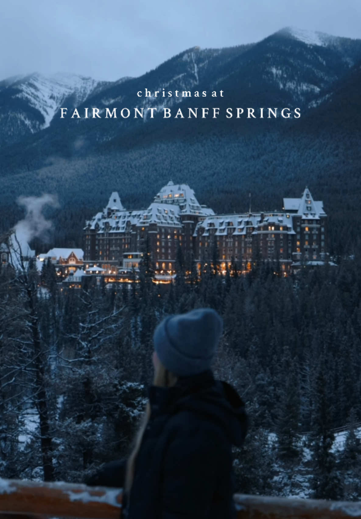 Christmas magic @Fairmont Banff Springs 💫 There’s no place like it during the holidays! ❄️ #traveltok #traveltiktok #fairmonthotels #fairmontbanffsprings 