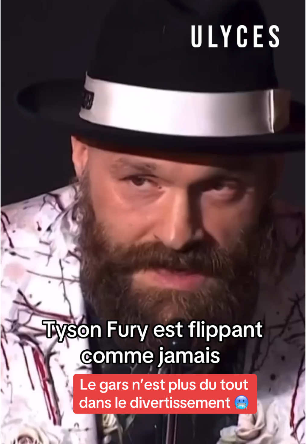 Tyson Fury est flippant comme jamais. Le gars n’est plus du tout dans le divertissement 🥶 Crédit : @wbcboxing  #tysonfury #usyk