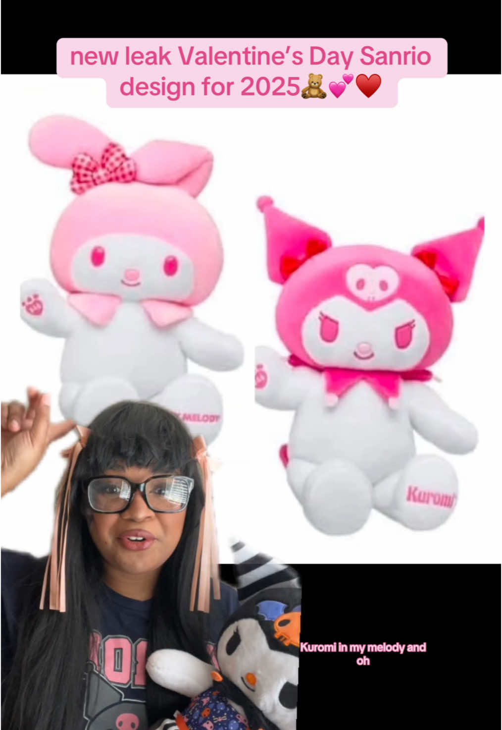 #greenscreen sneak preview to some new releases for buildabear on valentines day 2025 credit: ig: duzttv♥️💕 #buildabear #sanrio #hellokittyandfriends #kuromi #mymelody #newreleases #followformore👉🏽👉🏽 #uwudolliiiee 