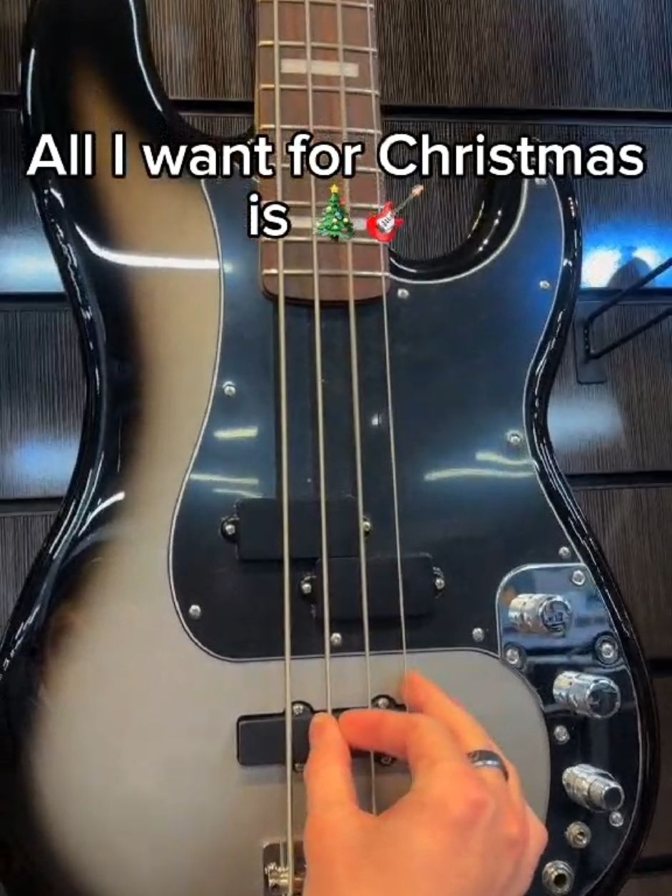 All I want for Christmas is 🎄 🎸 #bassguitar #bass #bassist 