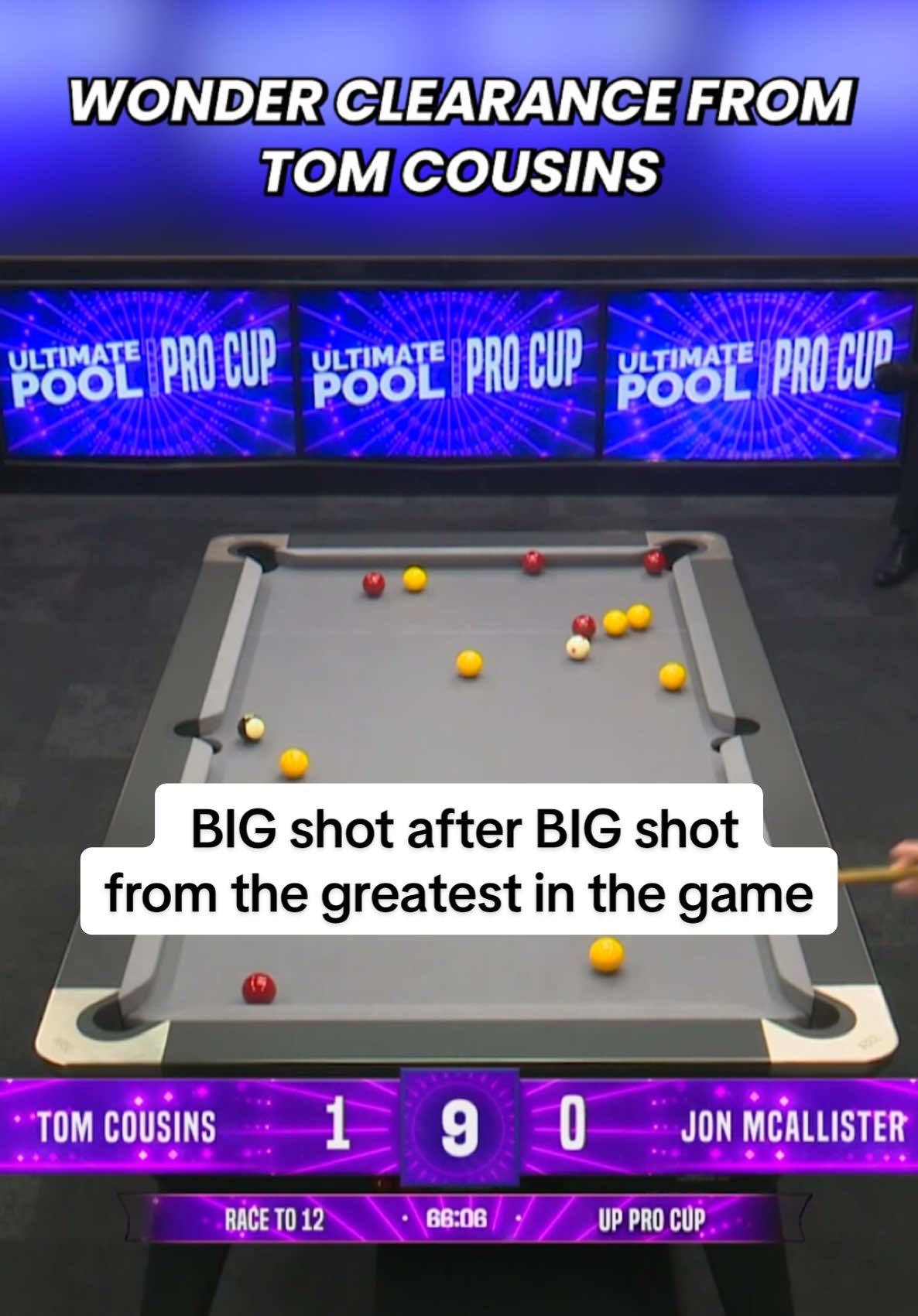 It does NOT get better than this 🔥 . . #ultimatepool #8ball #8ballpool #pool #snooker #billiards