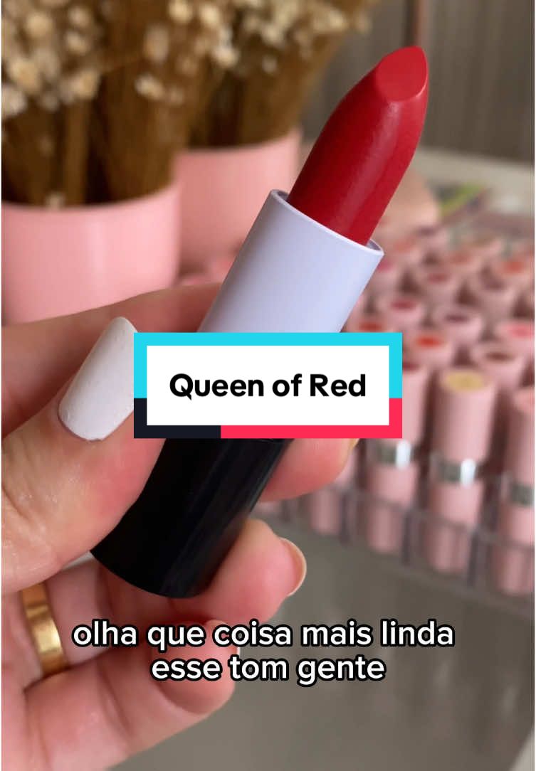 Batom vermelho Queen of Red Natura Faces #batom #natura #naturafaces #naturatiktok @Natura Brasil 