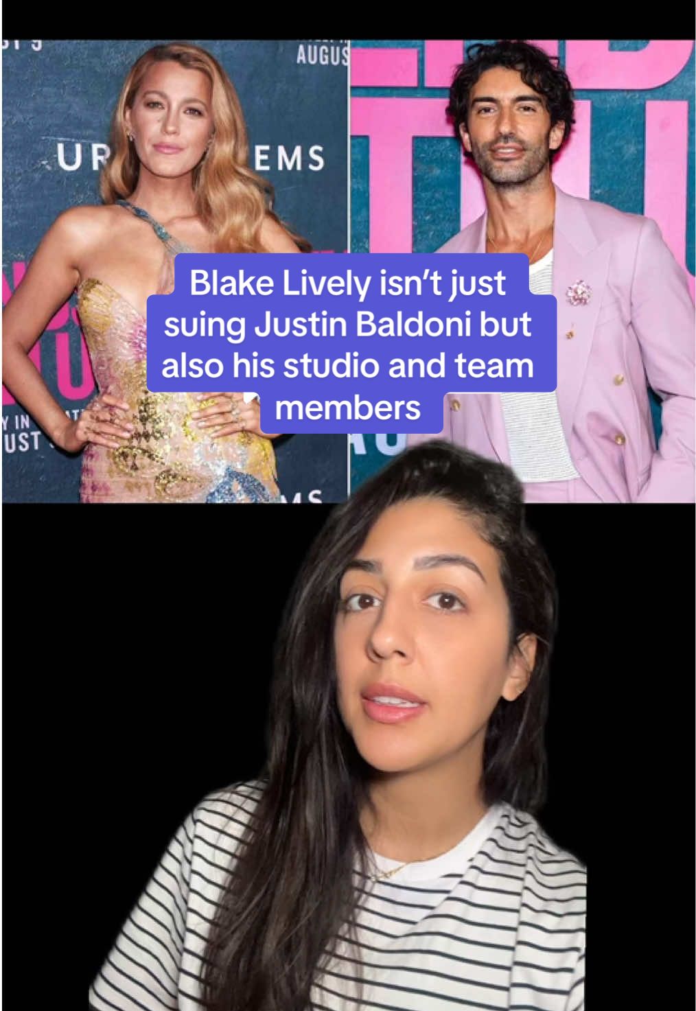 Replying to @Mandi Rose Vivona Blake Lively isn’t just suing Justin Baldoni, but also his studio as well as other members of his team