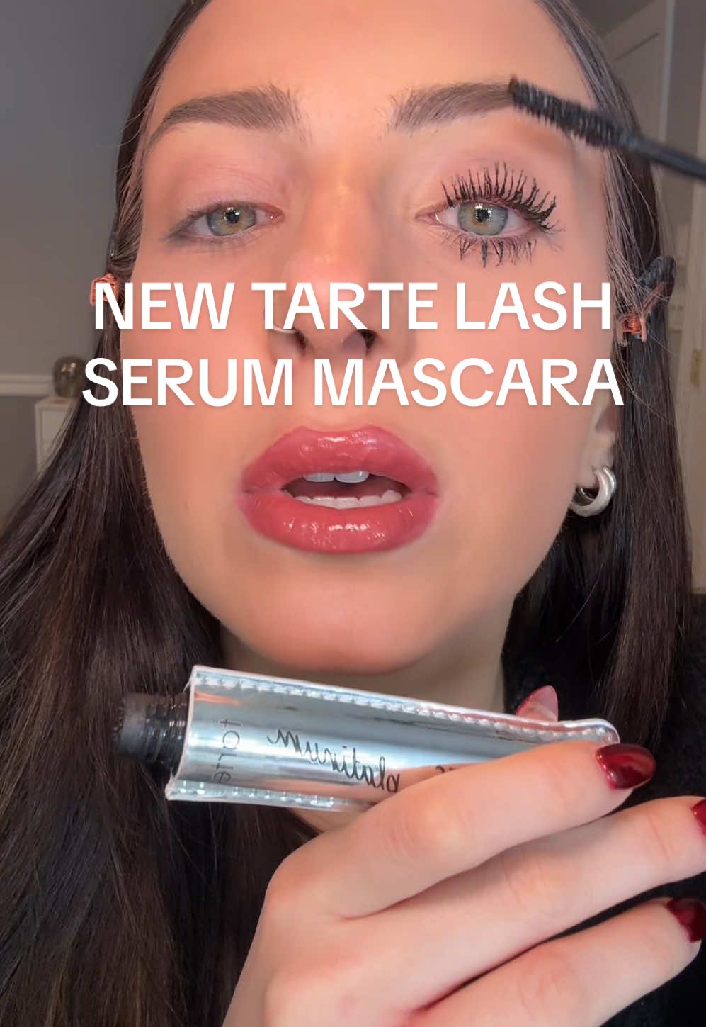 lash serum + mascara in one! NEW @tarte cosmetics lights camera lashes platinum is infused with lash serum to nourish lashes while wearing makeup! Only on TikTok so grab it while ya can! #tarte #tartecosmetics #lightscameralashes #ightscameralashesmascara #lightscameralashesplatinum #lashserum #lashserummascara #trippinwithtarte #tiktokshopnewarrivals #mascara #mascarareview #lashroutine #affordablemascara #mascarahacks #mascarareview #TTSBeautyBesties #tiktokshopyearendsale  #tiktokshopcreatorpicks