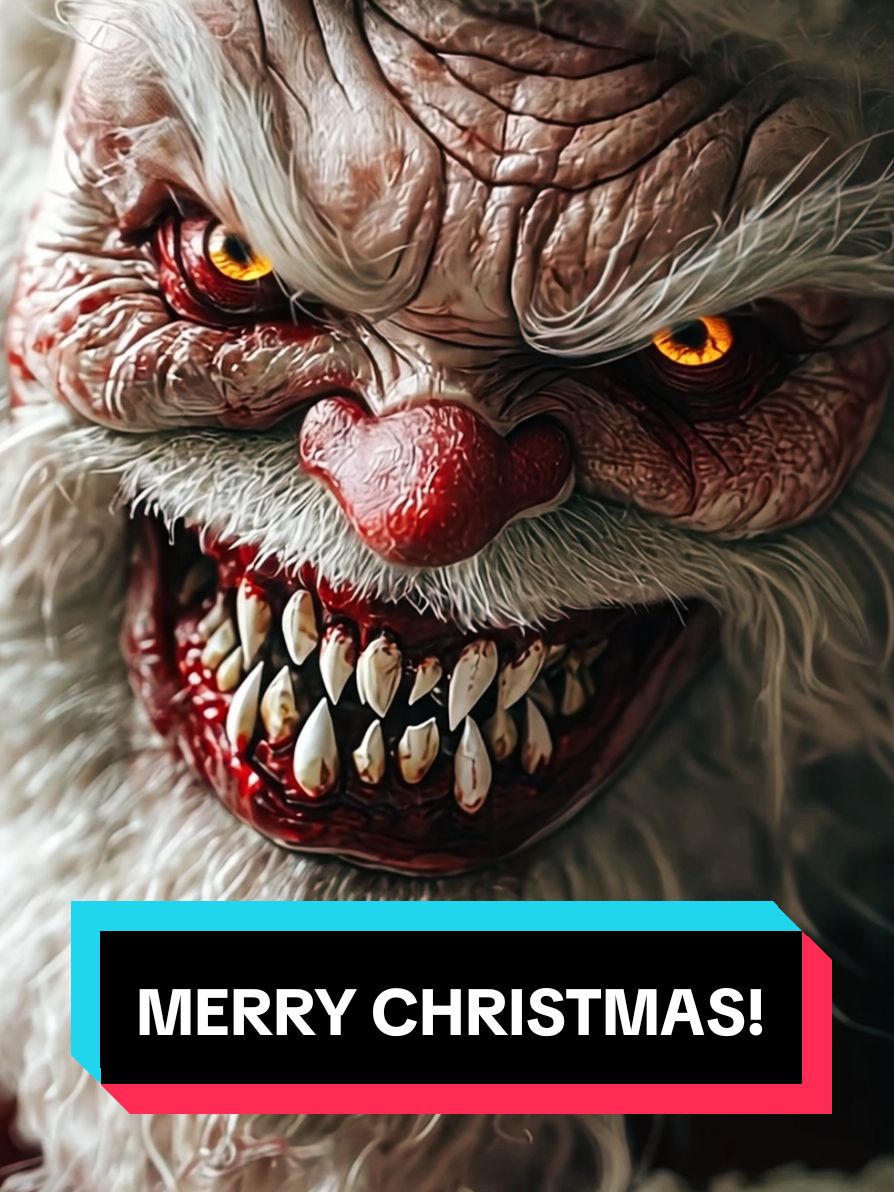 Merry Christmas! Love From Hell 😈🔥 #aihorror #aiart #christmashorror #evil #horrortok #horror #ai #tiktokai #freakshow #christmas