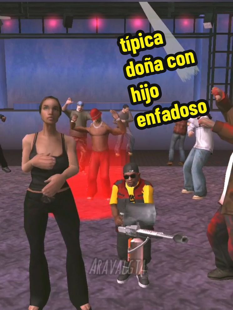 gta san andreas típica doña con hijo enfadoso #gtasanandreas #gtasa #gta #shitpost #shitposting #fyp #XD #paratii #ARAVALGTA 