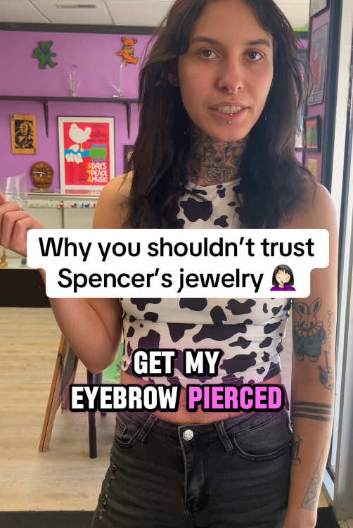 When in doubt, trust the jewelry your piercer provides 🤝 #eyebrowpiercing #piercings #piercingtok #piercingsoftiktok #justforfun #fyp #explore 