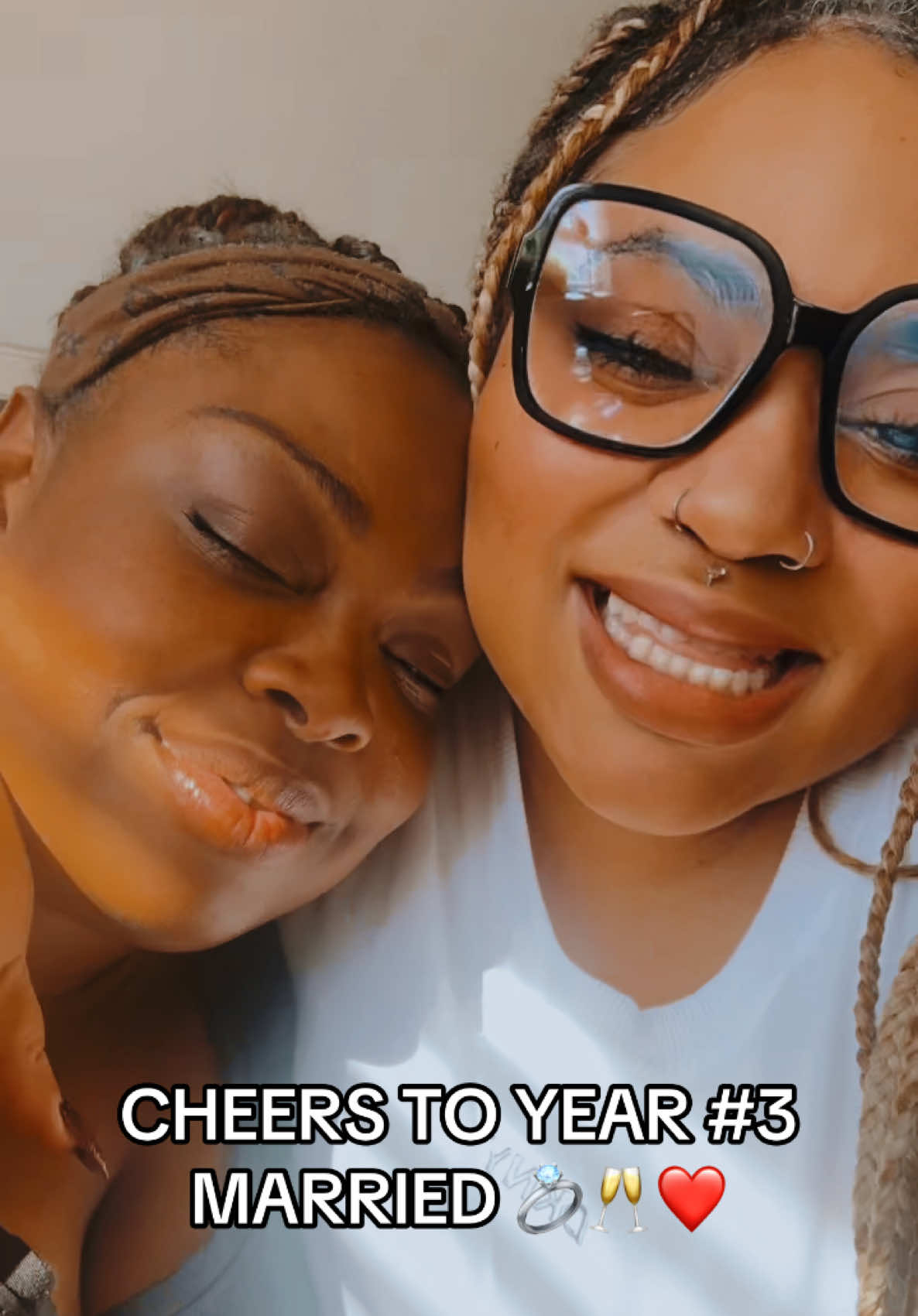 CHEERS TO US 🥂OUR COUPLES YOUTUBE JUCEEFRUITTAKEOVER 👀 @I_am_Mimi_Official #fyp #foryou #capcut #explore #Love #married #cheers #year #3 #annviersary 