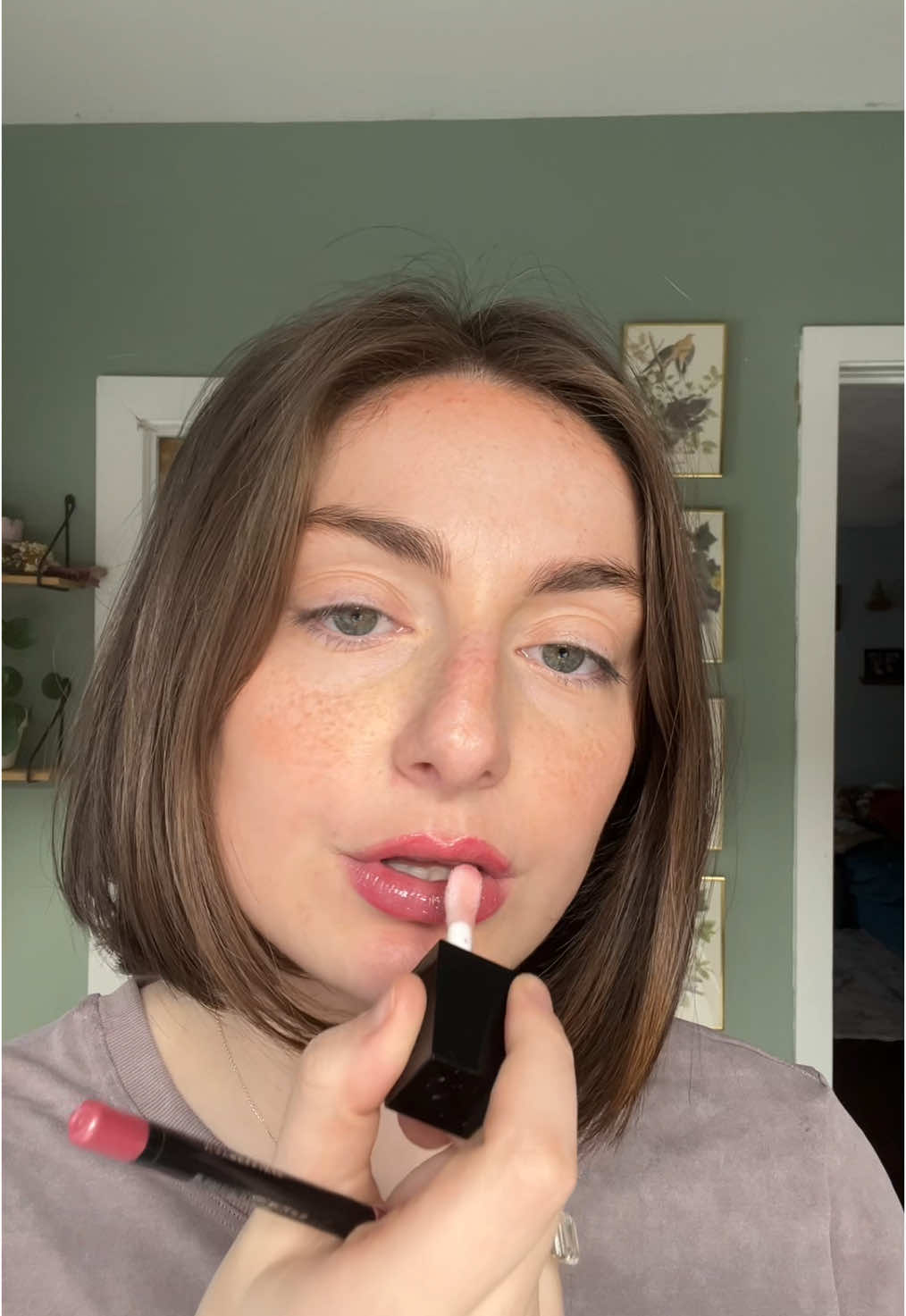 @Maybelline NY @elfcosmetics #lipcombo #dailymakeup #bobhaircut #toddlermomlife #newenglandtiktok #workingmoms #wfhmomlife 