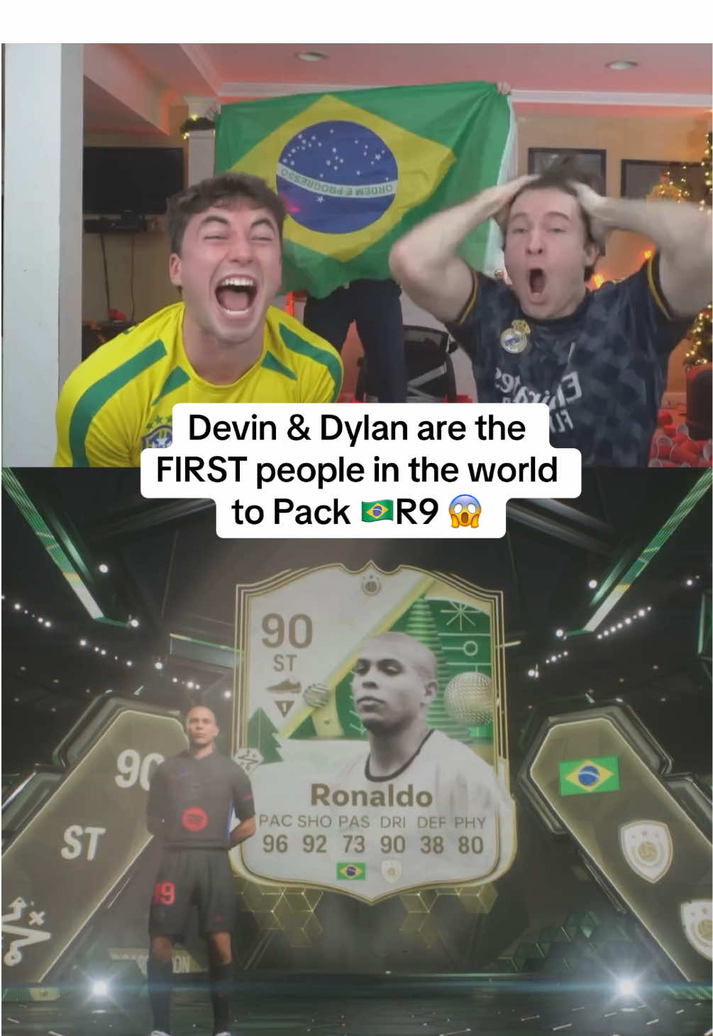 LETS GOO 🙏🏼 #devincaherly #devinanddylan #fifa #fc25 #gaming #packopening #r9 