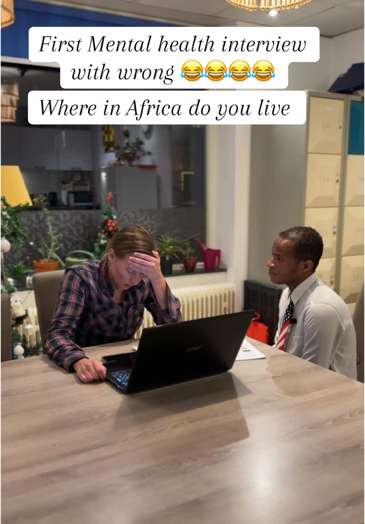 Mental health interview with wrong😂😂😂😂where in Africa do you live #Yafunny#fyp#goviral