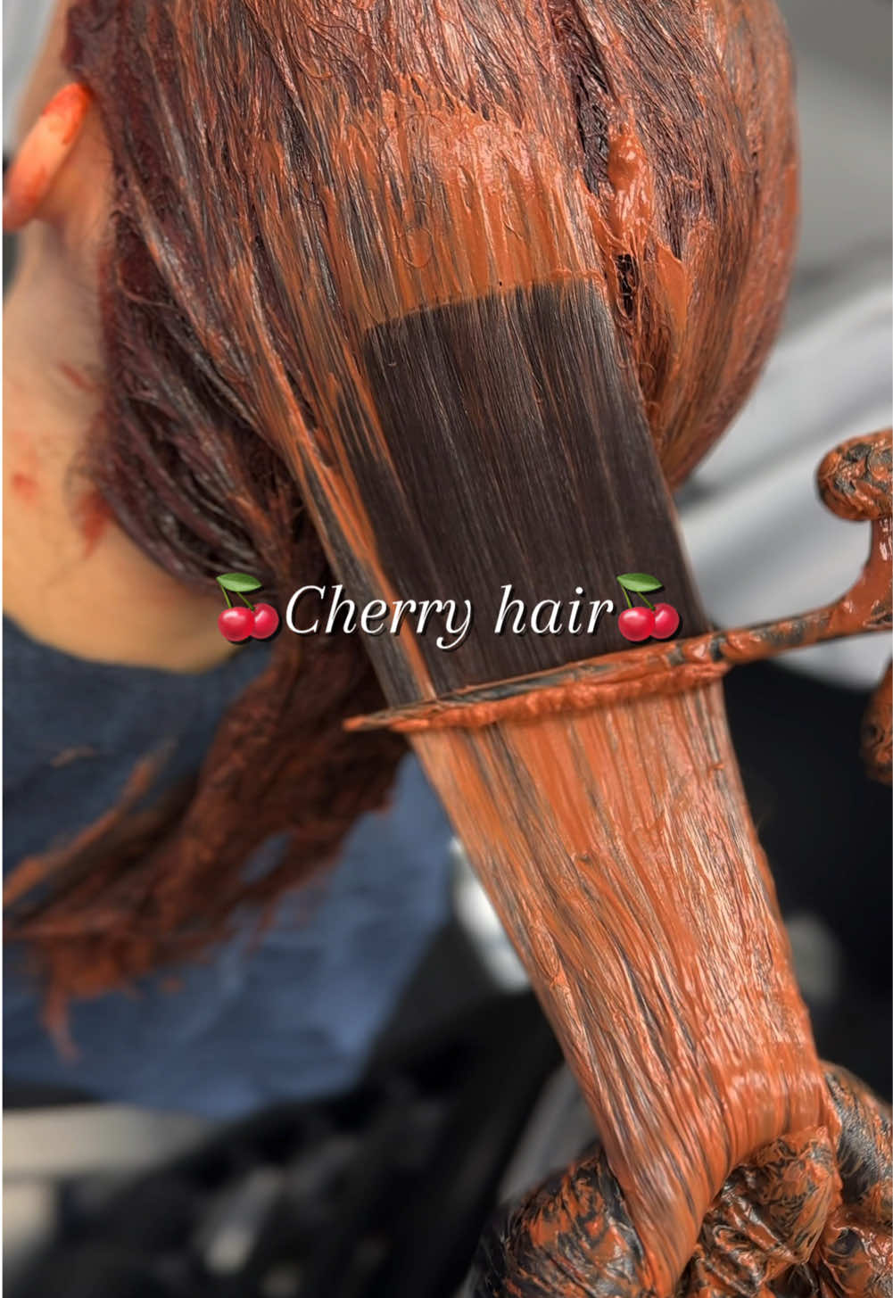 Cherry hair color 🍒☕️ #cherry  #cherryhair #cherryhaircolor #redhair #redhaircolor #haircolor #haircolorist #haircolors #hairglowup #hairtok #freshhair #hairstylist #hairstyle #hairdesign #hair #satisfyingvideo #viralvideos #fyp #pourtoi #lemans